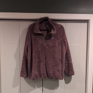 Patagonia Plush Pink Fleece Quarter Zip